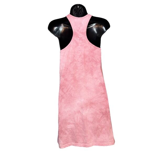 2013 The Mountain MD Racerback Tank Pink Dye Dress Psychedelic Rainbow Wolf Head - Picture 3 of 8